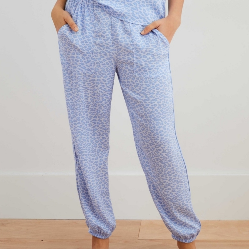 Aerie Satin Pajama Jogger Pant